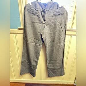 New Directions gray slacks - wide leg